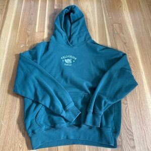 Hollister Teal Hoodie Sweater